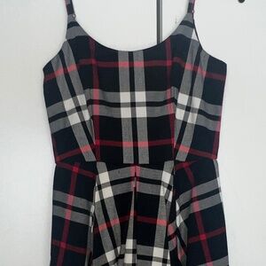 The Pretty Dress Company Black Red White Plaid Dress - Size 8